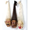 Schrumpfkopf Deko Halloween L�nge: ca 40 cm sortierte Motive