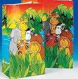 Zoo Animals Goody Bags 10" (12/PKG)