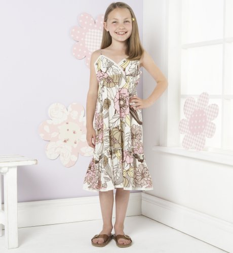 Pure Cotton Sleeveless Floral Print Dress
