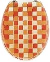 WC-Sitz Mosaik orange