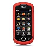 Premium Silicone Skin Case for Samsung Solstice 2 A817 / Red