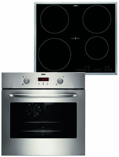 Zanussi 801403439 Einbau-Herd-Kochfeld-Kombination / A / Kochfeld: Induktion / edelstahl