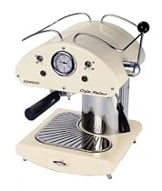 Kenwood Café Retro ES550 Espresso Maker, 15 Bar (Cream)