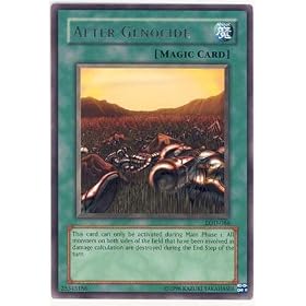 Yu-Gi-Oh Legacy of Darkness Foil Card - After Genocide Rare - LOD-086.