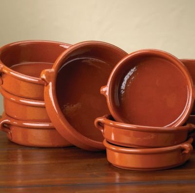La Tienda Terra Cotta Cazuela Dish (4.5 inch, 4oz / 1/2 cup capacity)