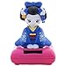 Solar Bobblehead Toy Figure, Maiko Geisha - Blue by UFindings [並行輸入品]