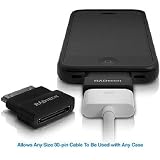 RadTech 13-860 ProCable Shortz Dock Extender for iPhone, iPod and iPad - Black