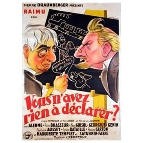 Vous n'avez rien � d�clarer ? [VHS]