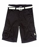 U.S. Polo Assn. "Topsail" Belted Cargo Shorts (Sizes 4 - 7X)