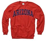 Arizona Wildcats Red Arch Crewneck Sweatshirt