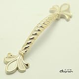 取っ手 つまみ TR00060 クロムフレアー・取っ手（ホワイト&ゴールド）1個