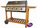 4 Burner Partial Stainless Steel BBQ with Cover