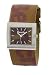 Bench ladies glossy brown dial, brown strap with purple printed 'Bench' watch
