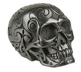 Tribal Celtic Skull Ornament