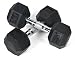 J Fit Rubber Coated Dumbbell 20 lb./Qty 2