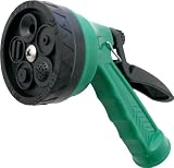 5 Position Sprayer Garden Hose Nozzle with Super Click Wheel, Outdoor Home Saver