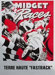 1947 Terre Haute Fastrack Poster Print