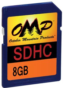 New October Mountain Products Omp 8gb Cl6 Sd Card Read 20-Mbs/Write 15 Mbs High Quality