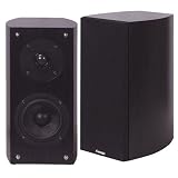 Pinnacle Speakers S-FIT MON 450 2-Element Rear Vented Shelf Monitors (Black)