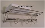 Brushed Nickel Paris Hotel Towel Rack - Large