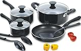 Cook N Home 10 Piece Aluminum Non Stick Cookware Set