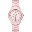 Guess Womens U11644L2 Pink Resin Quartz Watch with Pink Dial