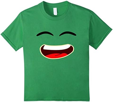 Kids Jelly YouTuber T-shirt for Kids &amp; Adults Smiley Face 4 Grass