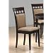 Set of 2 Contemporary Style Cappuccino Finish Dining Chairs