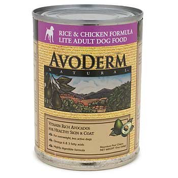 AvoDerm Natural Rice and Chicken Lite Canned Dog Food