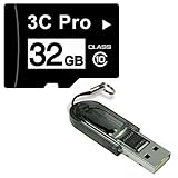3C Pro 32GB 32G Class 10 MicroSD C10 MicroSDHC Micro SDHC Memory Card with  ....