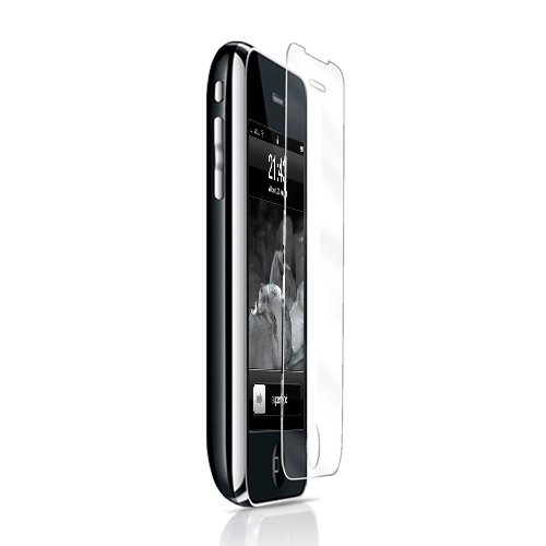 SportGrip iSkin Black - Silikon-Tasche & Displayschutz für Apple iPhone 3G / iPhone 3GS