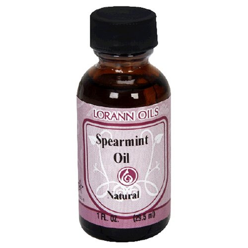 LorAnn Natural Flavoring Oils, Natural Spearmint Oil, 1-Ounce Bottles (Pack of 3) by LorAnn Oils