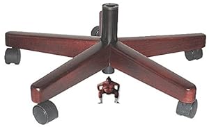 Amazon.com : Contemporary Wood Executive Swivel Chair Base with Large