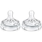 Philips Avent Variable Flow Natural Nipple, 2-Count