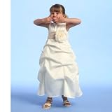 Little Girls Special Occasion Dress IVORY Flower Girl Sash BLOSSOM Wedding 4-14