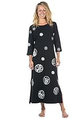 Petite Bateau Neck Scoop Neck Ankle Length Spring Summer Fall 3/4 Sleeves Cotton/Knit Evening Dress 