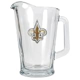 New Orleans Saints NFL 60oz Glass Pitcher - Primary Logo