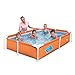 Bestway 10033 My First Frame Pool, Orange, 87 by 59 by 17-Inch