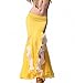 ZLTdream Women's Belly Dance Milk Silk Curling Skirt