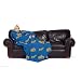 Denver Nuggets Adult Comfy Throw Blanket with Sleeves