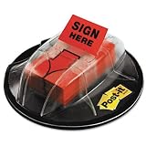 3M/COMMERCIAL TAPE DIV. / High volume flag dispensers, sign here-red, 200, 1 x 1-3/4 / MMM680HVSHR / Sold as 1 Pack / Mfr Part # 680HVSHR \*/ High volume flag dispensers, sign here-red, 200, 1 x 1-3/4
