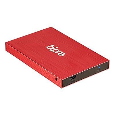 Bipra 160Gb 160 Gb 2.5 Usb 2.0 External Pocket Slim Hard Drive - Red - Fat32 (160Gb)