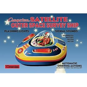 Buyenlarge 01712-0CG12 Cragston Satellite Outer Space Survey Ship 12x18 Giclee on canvas