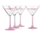 Sex and the City Martini Glasses Set of 4