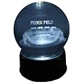 Fedex Field Etched In Crystal Ball