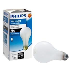 Philips 415273 Work Light 75-Watt A21 Light Bulb
