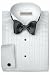 Geoffrey Beene Wing Collar, 1/2 Pleated, 100% Cotton with French Cuff Tuxedo Shirt