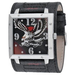 Ed Hardy Men's WA-EL Warrior Eagle Stainless Steel 316L Watch