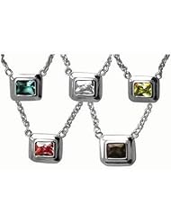 Silverflake-Pendant and Rolo Chain