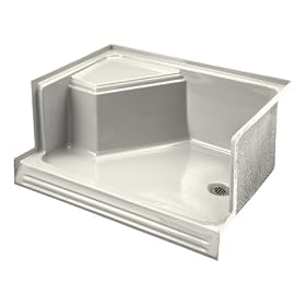 KOHLER K-9488-96 Memoirs 48-Inch Shower Receptor, Biscuit